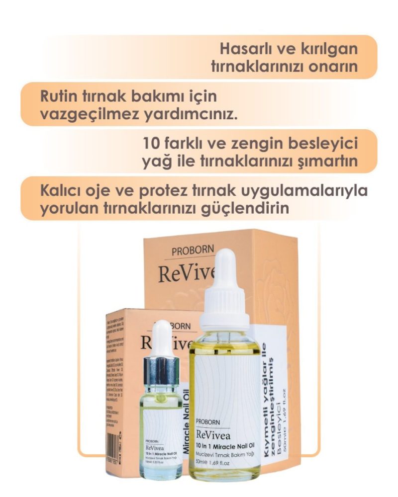 Proborn Revivea Mucizevi Tırnak Bakım Yağı(10 ın 1 - Görsel 2