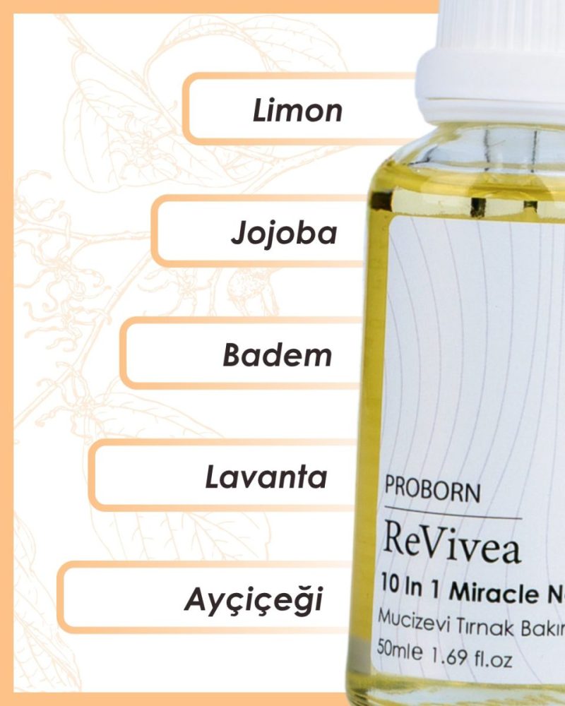 Proborn Revivea Mucizevi Tırnak Bakım Yağı(10 ın 1 - Görsel 3