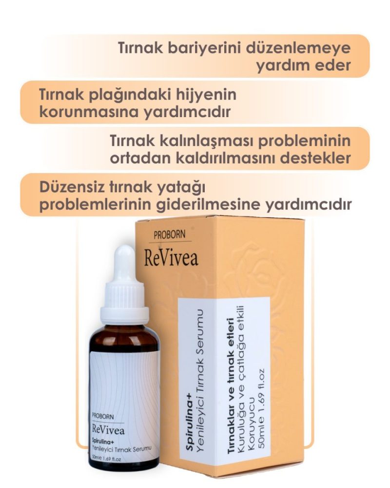Proborn Revivea Yenileyici Tırnak Serumu(Spirulina - Görsel 2