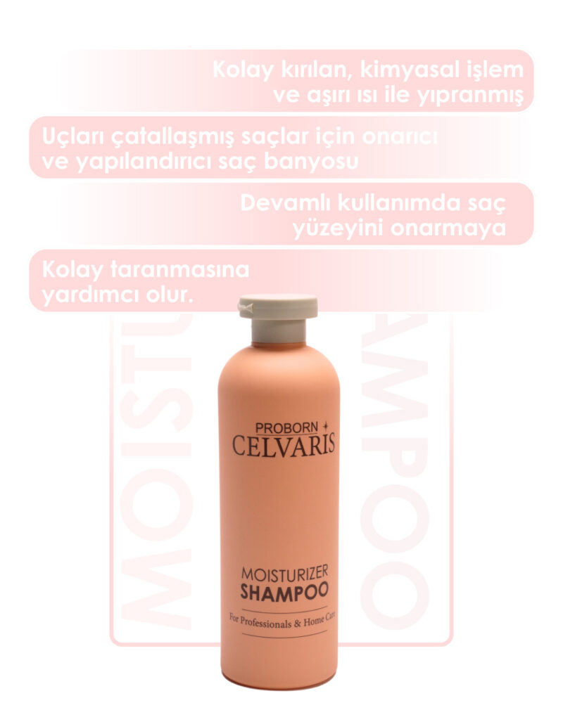 Proborn Celvaris Moısturızer Shampoo  400 ml - Görsel 2