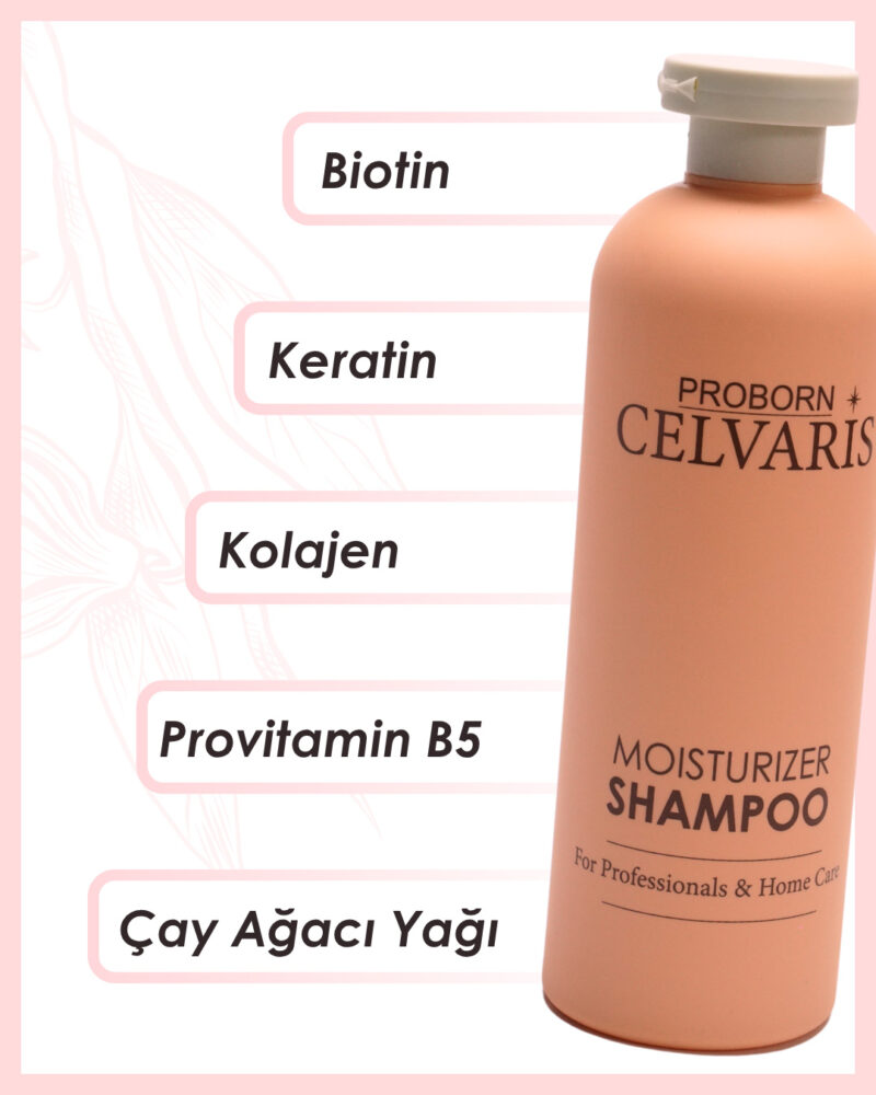 Proborn Celvaris Moısturızer Shampoo  400 ml - Görsel 3